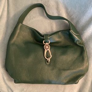 Dooney & Bourke Pebbled Leather Lock Hobo